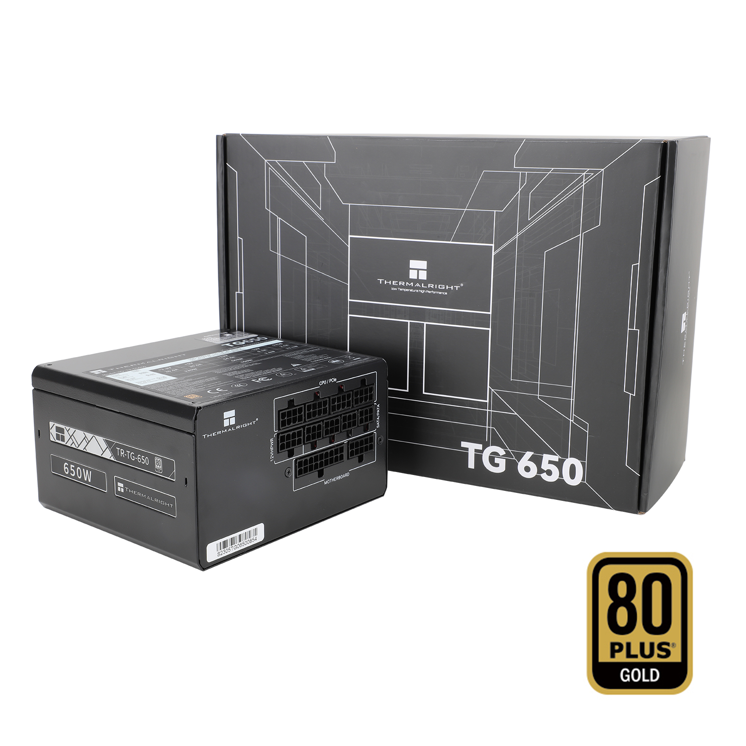 Thermalright TG650 650W Full Modular 80 PLUS Gold Thermalright TG650 650W Full Modular 80 PLUS Gold